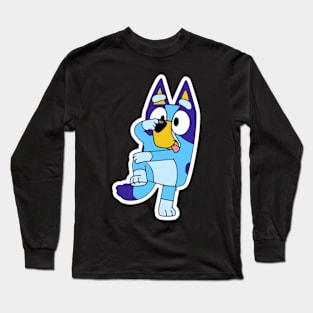 bluey funny Long Sleeve T-Shirt